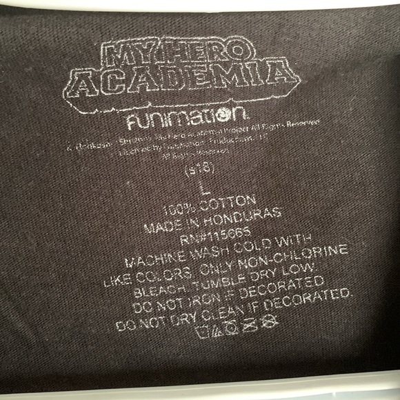 My Hero Academia Black & White T-Shirt - Picture 3 of 7